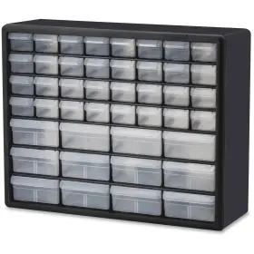 AKM10144 AKRO-MILS Storage Cabinets Drawers Bk Gy