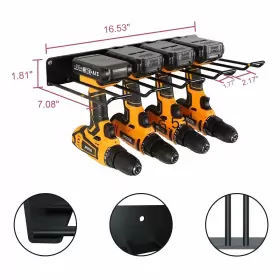 755574853179 ALITADE Power Tool Organizer Drill Holer Wall #3