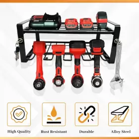 TB01 AM Fathers Dad Him Husband Power Tool Wall Organizer #2