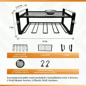 TB01 AM Fathers Dad Him Husband Power Tool Wall Organizer #3