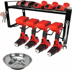 TB01 AM Fathers Dad Him Husband Power Tool Wall Organizer