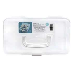 WR660744 AMERICAN CRAFTS Craft Tool Box Translucent