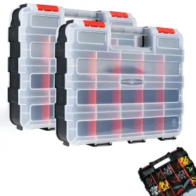 YMX66122 AMM Tool Box Double Organizer Compartments Divide