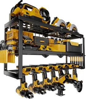 445037824893 AMOOWIS Power Tool Organizer Drill Holder