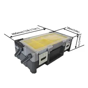 DLSB1206 ANALOG TECHNOLOGIES Double Storage Tool Box