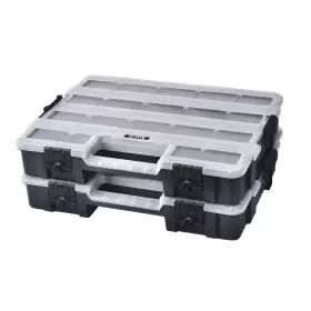 17-COMPARTMENT ANVIL Interlocking Organizer