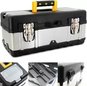 692757992174 ANYYION Tool Box Lockable Storage Steel