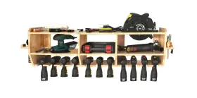 AO022-L AOMOMERY Power Tool Organizer Drill Charging Station