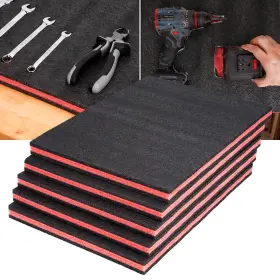 978498381151 AQUALUME Tool Box Foam Liner Organizer Cuttable