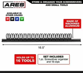 840129901624 ARES Tool Holder Rail Stores Up Scre #2