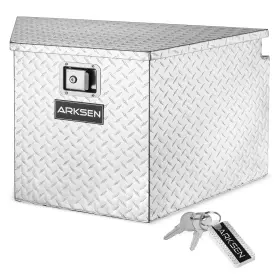 192928011234 ARKSEN Diamond Plate Trailer Tongue Box