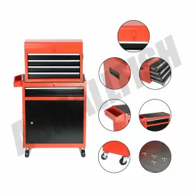 DD4150 ASMALLFISH Rolling Tool Box Organizer Chest Sliding #3