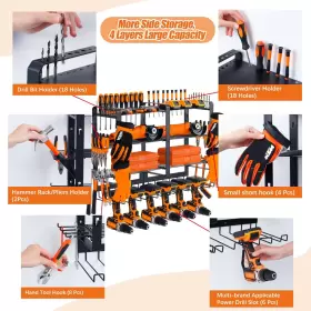 ATS-005 ATSKIM Layers Power Tool Organizer Wall Mount #2