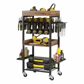 726208282122 AUNULAHCA Power Tool Organizer Rolling Chest