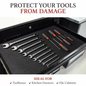 942190428847 B-C HOME GOODS Anti Slip Toolbox Liner Protects #3