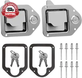 313092568595 BAUMFEUER Tool Box Latch Steel Paddle Lock 313092568595 BAUMFEUER Tool Box Latch Steel Paddle Lock