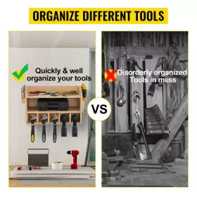 ZTSNCDTYMSS2507V2V0 BENTISM Power Tool Organizer Wall Holder #3