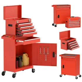 616985566907 BIG LIGHTING DEALS Rolling Tool Chest Box Wheels