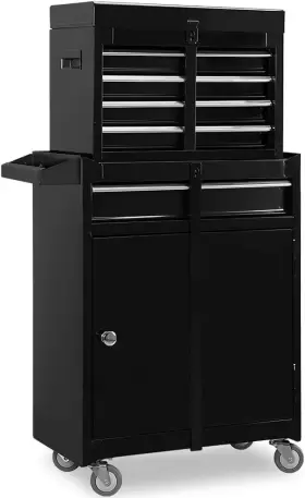 696233548244 BIG RED Combination Rolling Storage Drawers