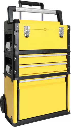 696582691844 BIG RED Stackable Rolling Tool Box Toolbox