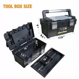 810104645164 BIG RED Tool Box Organizer Storage Remova #3