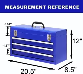 ANTBD133-XU BIG RED Drawer Tool Box Steel Chest Latches #2