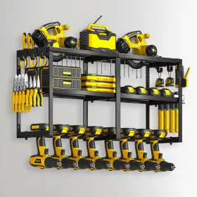 RACK001 BIRODEKO Power Tool Organizer Wall Mount Utility Rack
