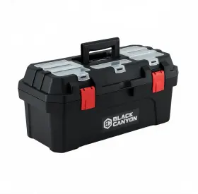 744759974716 BLACK CANYON Tool Box Up Handle Polypropy