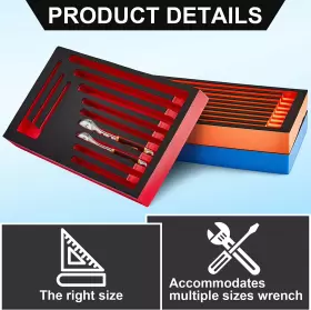 445025968936 BOKON Foam Wrench Organizer Ratcheting Tool Tray #3
