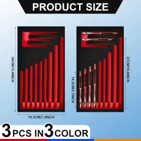 696597614128 BOKON Foam Wrench Organizer Ratcheting Tool Tray #2