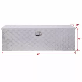955608245015 BOUPOWER Tool Box Waterproof Heavyduty Lock #2