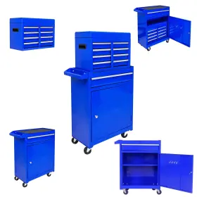 X-1102-EVERY BOUPOWER Rolling Tool Chest Drawers Wheels