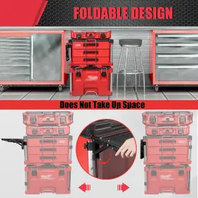 744759697912 BPOPO Folding Magnetic Table Milwaukee Packout #2