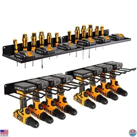 B09VK8RYXB POWER Tool Organizer Charging Station Wall Mount