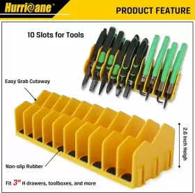 445049658677 ORGANIZER Pliers Rack Cutters Slip Rubber Base #2