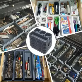 445041431483 BRANDED01 Pack Tool Box Organizer Tray Dividers #3