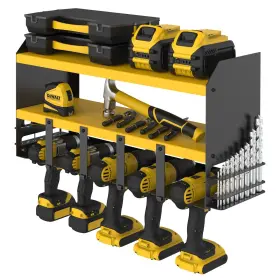 E0B20 BULL-TECH Power Tool Organizer Drill Holder Wall Mount #3