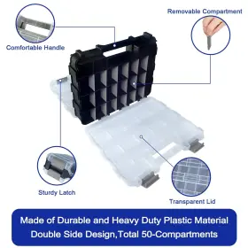 725388189467 BUSY-CORNER Double Tool Box Organizer Storage #2
