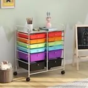 BC-0205-US BYROCE Drawers Rolling Storage Tool Organizer #3