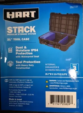 5021229 HART Stack Tool Dividers Organizer Tray