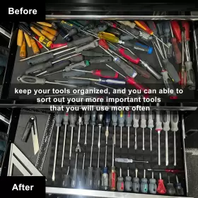 782917373834 CASOMAN Toolbox Liner Trap Mat Tool Drawer #2