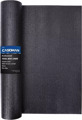 CS028 CASOMAN Tool Box Liner Slip Foam Rubber Toolbox Drawe
