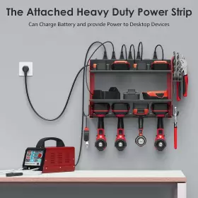 445001190153 CCCEI Modular Power Tool Organizer Wall Mount #3