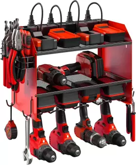 445001190153 CCCEI Modular Power Tool Organizer Wall Mount
