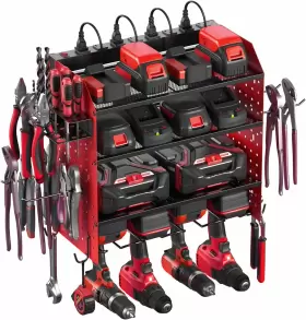 445039363383 CCCEI Modular Pegboard Rack Power Tool Organizer