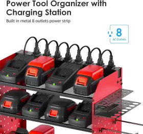 689994480588 CCCEI Modular Pegboard Rack Power Tool Organizer #2