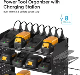 690002583207 CCCEI Modular Pegboard Rack Power Tool Organizer #2