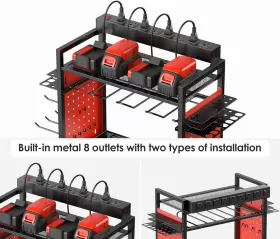 691198440138 CCCEI Power Tool Organizer Charging Station #2