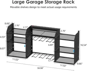 691201442456 CCCEI Organizer Wall Mount Charging Station Tool #3