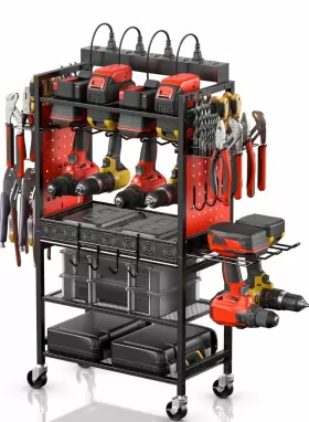 696566967316 CCCEI Power Tool Organizer Charging Station